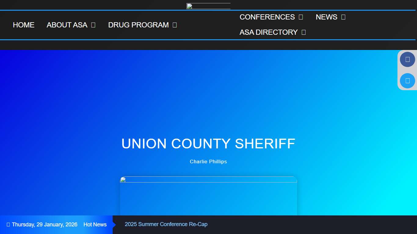 UNION COUNTY SHERIFF – Arkansas Sheriff Association